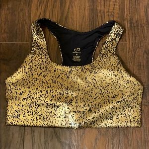 CNC Curves N Combatboots Gold Bra